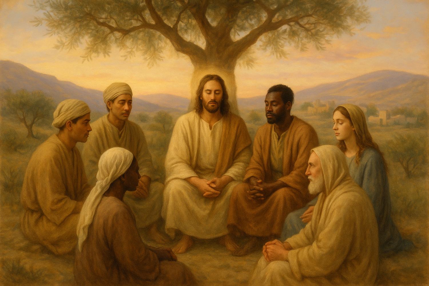 biblical image soft undertones with diversity 